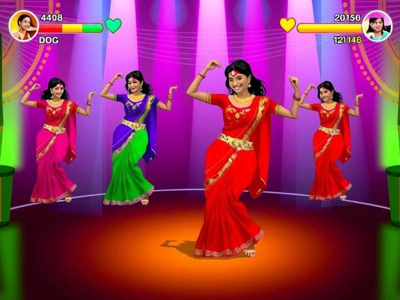 Traditional Indian dance moves in Salsa Sensation India